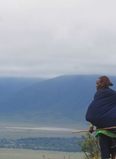 maasai at ngorongoro